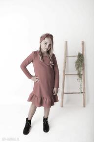Latori - sukienka dziewczęca z kolekcji "mama i córka" ld49 2- mamaicorka - dresowa