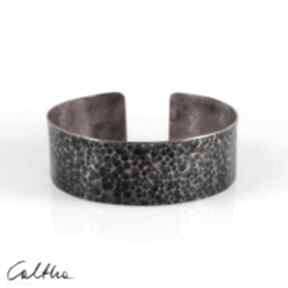 Lawa - miedziana bransoleta 2100-19 caltha, metalowa, minimalistyczna biżuteria, regulowana