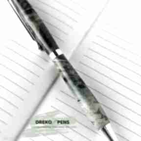 Ręcznie wykonany długopis z drewna stabilizowanego dreko - kolorowy artykuły biurowe
