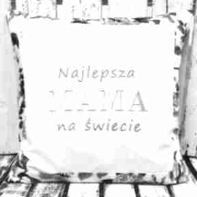 najlepsza na świecie 40x40cm poduszki majunto, dzień matka, prezent dla mamy