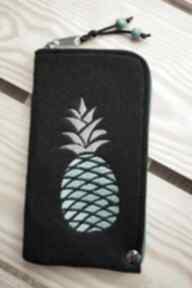 Filcowe etui na telefon - ananas