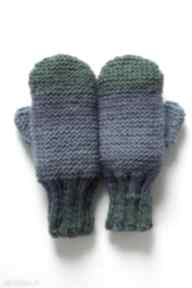 Rękawiczki sjena mon du wełniane, z jednym palcem, na zimę, jednopalczaste, od mondu