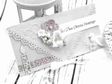 Kartka na chrzest św - dla p magdaleny scrapbooking shiraja, chrzciny, dziewczynki