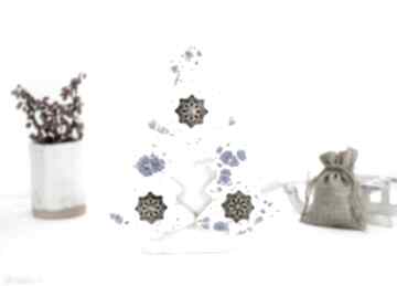 Święta prezent? 3 - modern fingers art białe ceramiczne, świąteczne, ozdoby choinkowe, choinka
