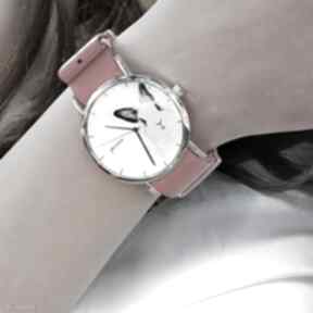 Zegarek - królik czerwony, nylonowy zegarki yenoo, bransoletka, nato, grafika, prezent