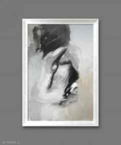 Lovers - 60x86 galeria alina louka kobieta plakat, mężczyzna obraz, para kochanków