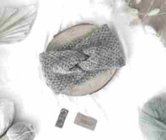 merino i baby alpaka opaski eddfupanda kobieca, na wiosnę, szare dodatki, naturalne materiały