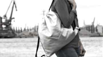Modny srebrny plecak na ramię world of barracuda, torba, duża, weekendowa, prezent