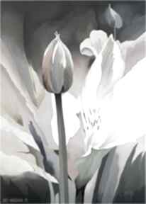 Kwitnąca, obraz joannatkrol abstrakcja, obrazy, olejne kwiaty