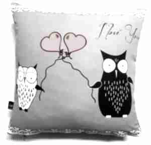 Poduszka dla zakochanych poduszki gaul designs sowy, poduszka,