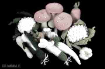 Bezpieczne zabawki - grzyby muchomorki komplet agasammodnedzieciaki - prezent, dziecko