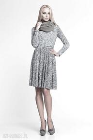 Eunika - sukienki paweł kuzik moda, dzianina, jersey, jesień, zima