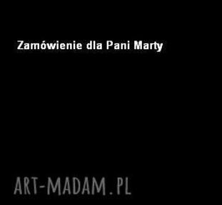 Zamówienie dla pani marty irart srebro