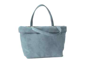 0003 turkusowa torebka shopper bag 3w1 ekologiczna torba zakupy