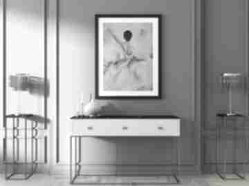 Balerina, ręcznie malowany obrazek olejny 50x40cm do pokoju dziewczynki pokoik dziecka diana