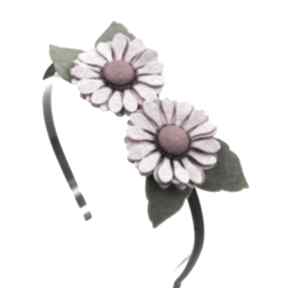 Opaska do wisteria harper ozdoby momilio art włosów, z filcu, z kwiatami, kwiaty