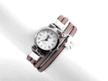 Zegarek bransoletka: biżuteria z kotem - kot - damski. Owijany zegarki