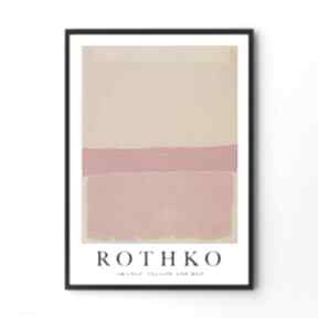 Plakat mark rothko yellow red orange - format A4 plakaty hogstudio, do salonu, sztuka