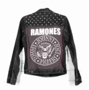 Kurtka dżinsowa z ćwiekami rock ramones go deco, ćwieki, motocykl, katana