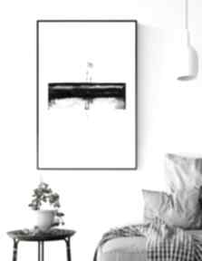 50x70 cm wykonana ręcznie art krystyna siwek obraz skandynawski, do salonu, obrazy grafiki