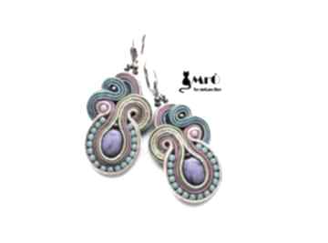 Oriana - kolczyki mro soutache, sutasz