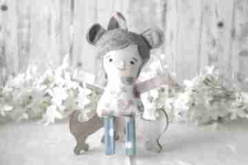 Mini lala - łucja lalki mały koziołek, pierwsza, niemowlę, dziewczynka, pokój