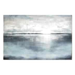 Still water 2, abstrakcja, obraz ręcznie malowany aleksandrab - pejzaż, morski