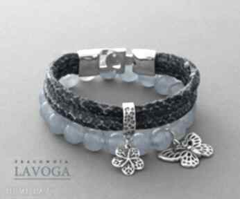 Blue jade snake strap set zawieszka jadeit rzemień zestaw modnych