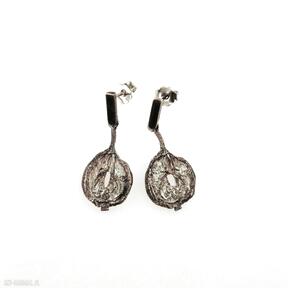 Kolczyki srebrne - jabłuszka mini venus galeria biżuteria, srebro
