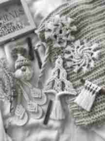 Pomysł na upominek: zestaw świąteczny dekoracje sznurkowelove ozdoby choinkowe, makrama, boho