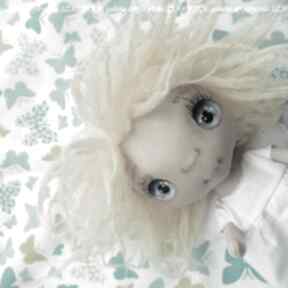 Aniołek lalka - dekoracja tekstylna, ooak, pocket angel