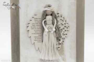 Anioł z modlitwą dekoracje qachna