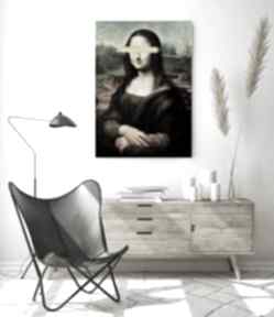 Obraz mieszkanie - abstrakcja, czarne obrazy hogstudio