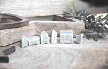 Ceramika wooden love domki ceramiczne, miniaturki, domek, z kamieniczki