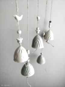 Dzwoneczki ceramiczne dekoracje kate maciukajc ceramika, użytkowa, dzwonek, prezent