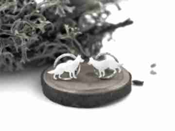 Srebrne owczarki niemieckie jachyra jewellery owczarek niemiecki, pies, natura, mini, zwierzęa