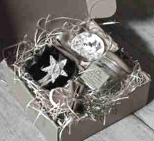 Świeca sojowa zapachowa: święta choinka gwiazdka, bożenarodzenie zestaw prezentowy box