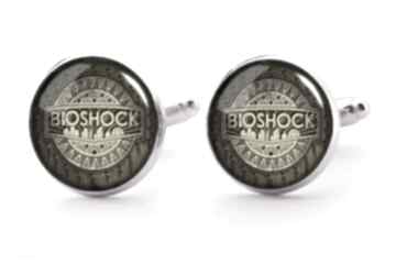 Bioshock - spinki do mankietów eggin egg, gracza, facet, mężczyzna