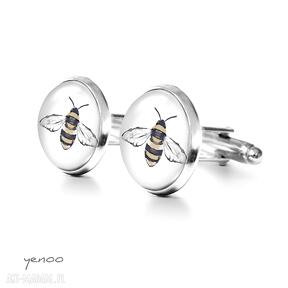Pszczoła - spinki do mankietów yenoo