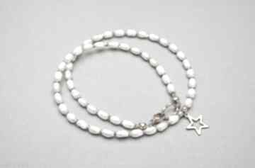 Pearls white perły naturalne vol 8 - choker naszyjniki ki ka pracownia, słodkowodne, krótki