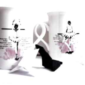 Baletnica, kubek - życzenia prezent ceramika romantyczny kubki