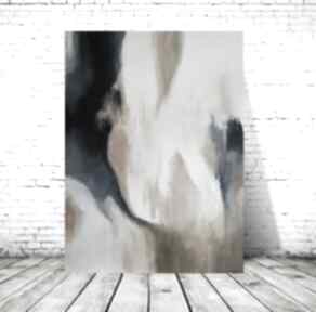 Abstrakcja obraz akrylowy formatu 60x80 cm paulina lebida, akryl, nowoczesny, płótno