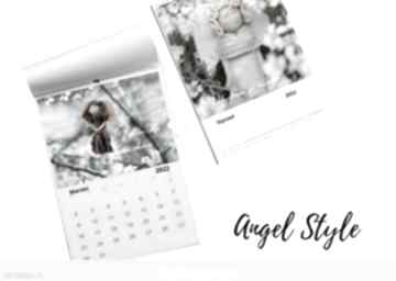 a3 z aniołami angel style z aniołem, ścienny anioł, autorski kalendarz, elegancki