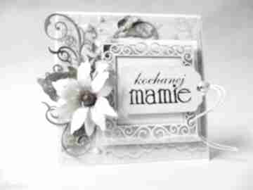 Mama dzień. Życzena podziękowanie scrapbooking kartki