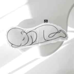Poduszka newborn wzór nb32 słodki noworodek bez wagi decordruk, metryczka, dziecko, prezent