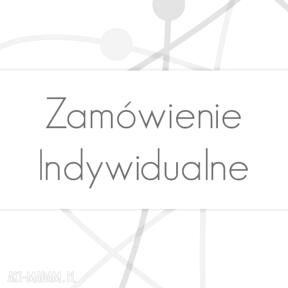 Zamówienie indywidualne kolczyki wilki srebrne wiszące prezent