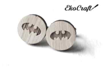 Spinki. Mankietów batman drewniane drewno: bambus męska eko craft