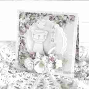 Chrzest chrzciny, pamiątka. Scrapbooking kartki vairatka handmade