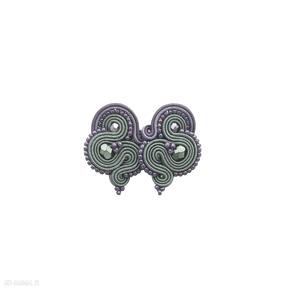 Kolczyki emerald kavrila soutache, sutasz, midi, klasyczne