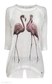 Letni sweterek s, m,l swetry feltrisimi flamingi, bluzka